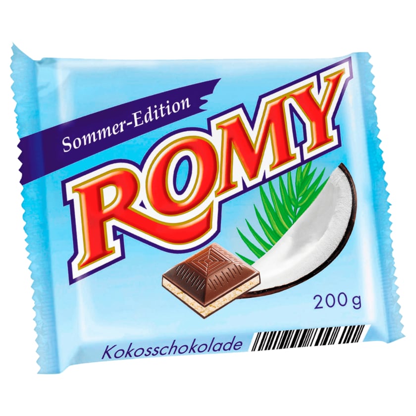 Romy Kokosschokolade Sommer-Edition 200g